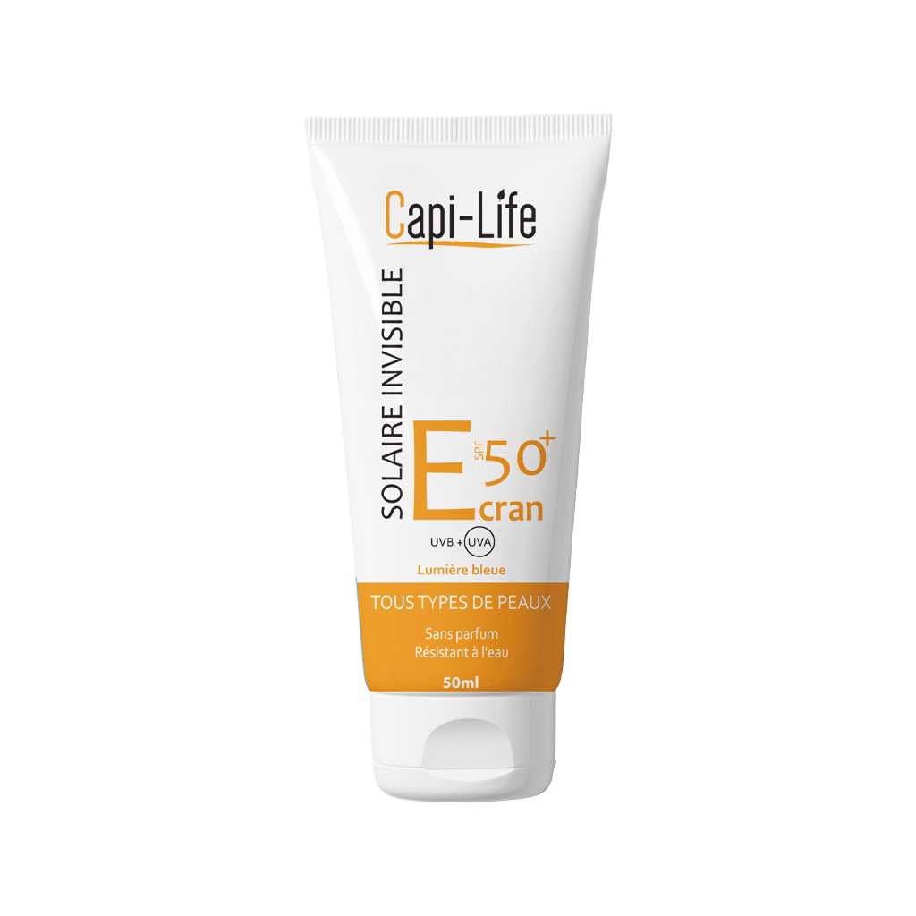 CAPI-LIFE Ecran solaire invisible+ gel nettoyant 50ml offert