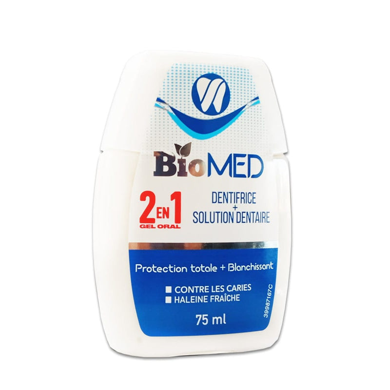 BIOMED DENTIFRICE PROTECTION TOTALE BLANCHISSANT 75mL