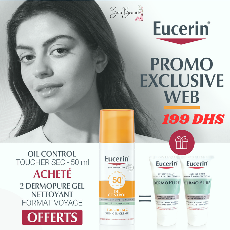 EUCERIN ECRAN OIL CONTROL SUN FLUID SPF50+ 50ML TRAVEL PACK