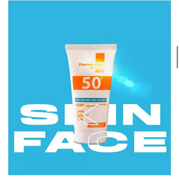 DERMADOC ECRAN SOLAIRE SPF50+ INVISIBLE 50ML
