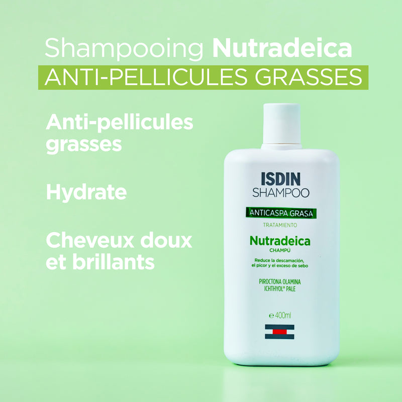 ISDIN NUTRADEICA SHAMPOOING ANTI-PELLICULES GRASSES 200 ML