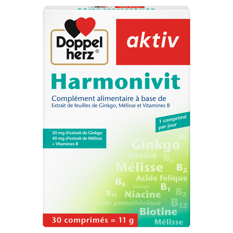 DOPPELHERZ AKTIV HARMONIVIT 30 COMPRIMES