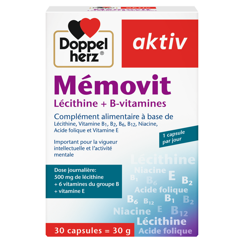 DOPPELHERZ MEMOVIT 30 CAPSULES