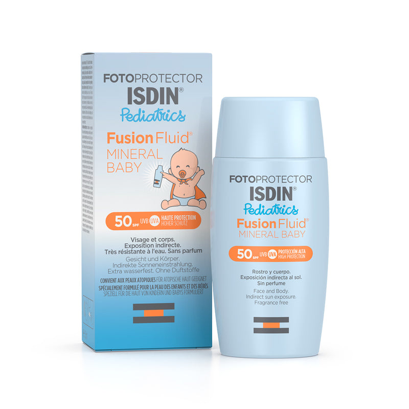 ISDIN FOTOPROTECTOR FUSION FLUID MINERAL BABY PEDIATRICS SPF50+ 50mL