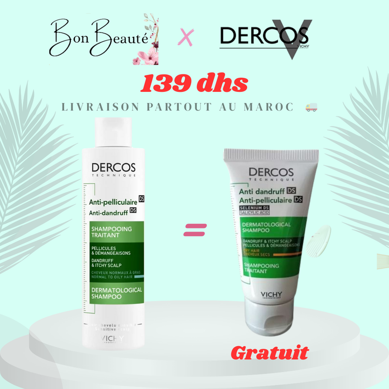 Pack Shampoing Dercos Antipelliculaire