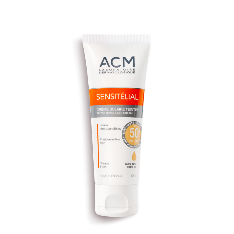 ACM SENSITÉLIAL CRÈME TEINTE DORÉE SOLAIRE SPF 50+ 40ml