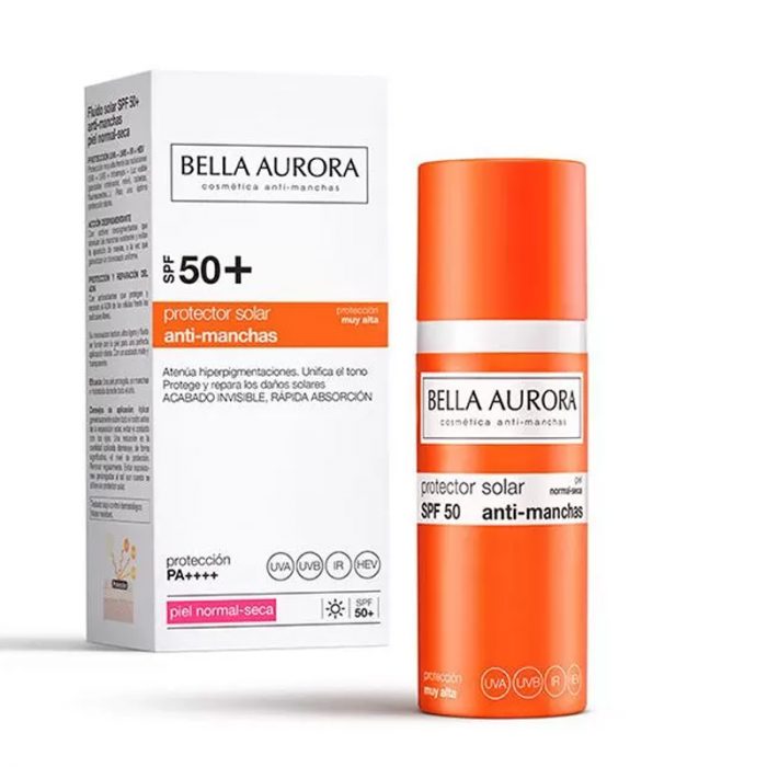 BELLA AURORA ECRAN ANTI TACHES PEAUX NORMALES A SECHES 50ml PROMO