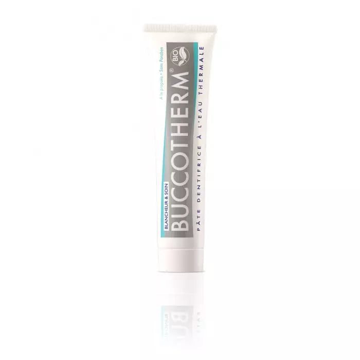 BUCCOTHERM BLANCHEUR ET SOIN PATE DENTIFRICE A L’EAU THERMALE 75ML